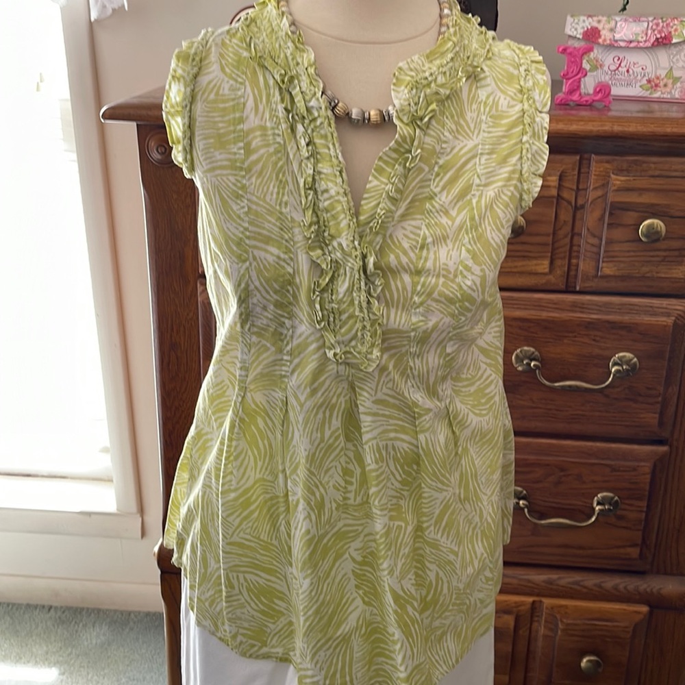 Ann Taylor Loft sleeveless blouse - Picture 1 of 8